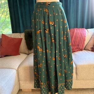 Vintage equestrian skirt